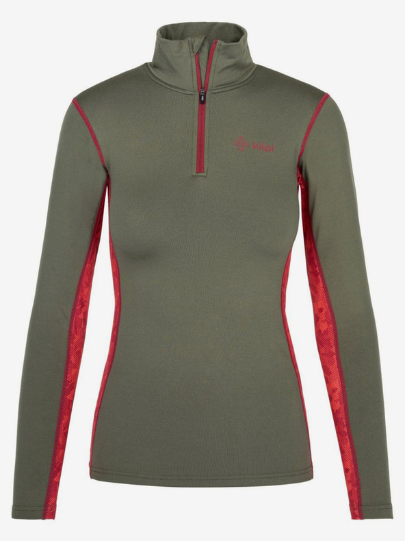 Kilpi Khaki színű női thermo póló állógallérral KILPI WILLIE