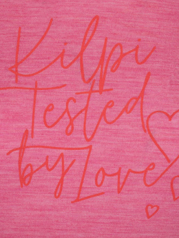 Kilpi Rózsaszín női merinó gyapjú póló Kilpi MAVORA TOP