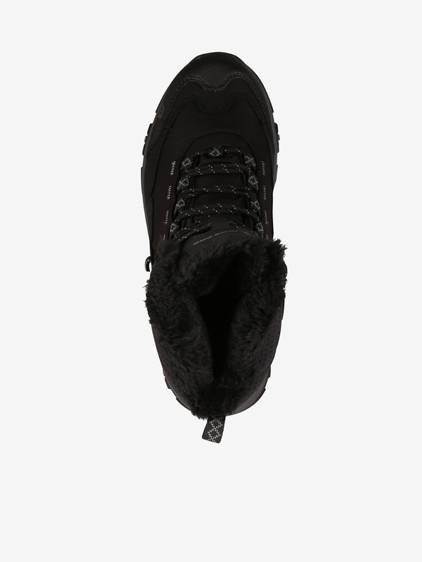 ALPINE PRO Fekete téli bokacsizma ALPINE PRO Eder kültéri csizma