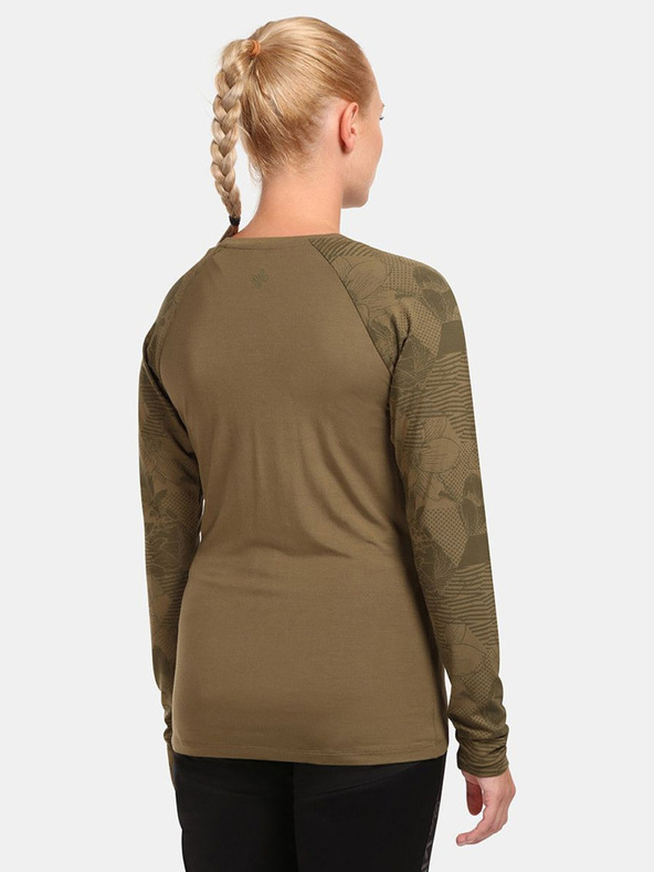 Kilpi Khaki színű női sportpóló Kilpi VENDELIA