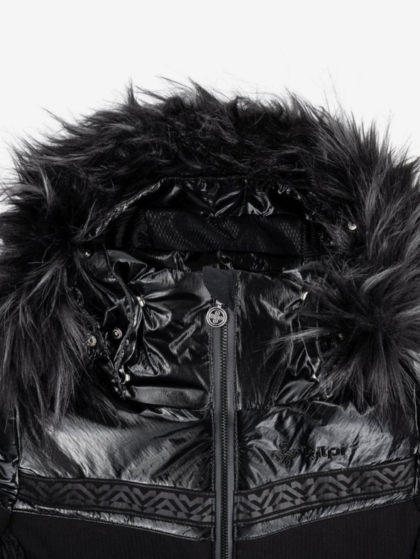 Kilpi Fekete női sí dzseki műszőrmével Kilpi DALILA