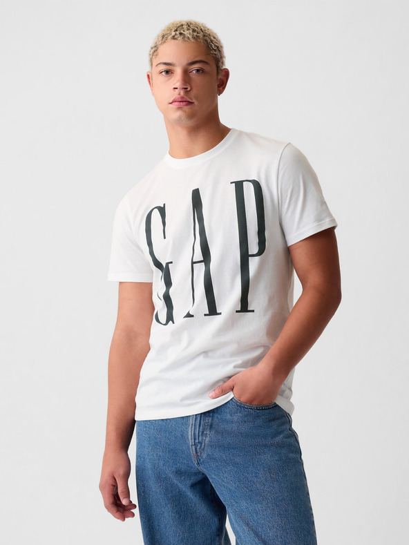 GAP GAP logó v-ss camo arch póló