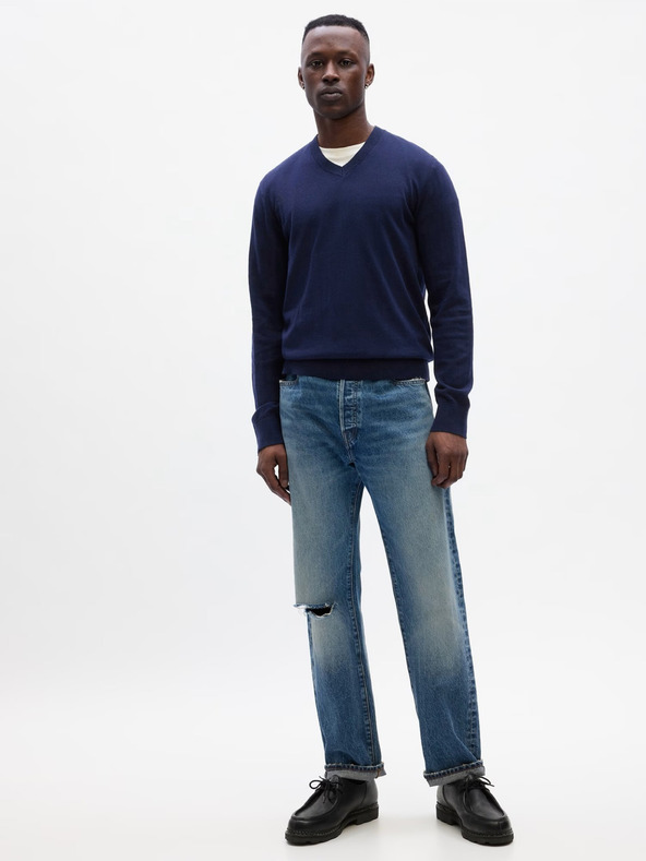 GAP V-nyakú kötött pulóver GAP