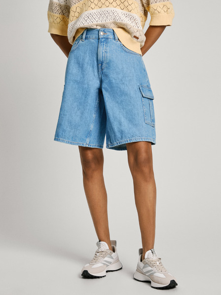 Pepe Jeans Világoskék női farmer rövidnadrág Pepe Jeans