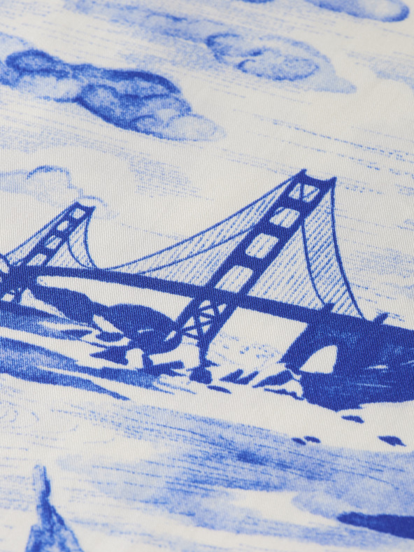 Scotch & Soda Kék női mintás nadrág Scotch & Soda Eleni Scotch & Soda női mintás nadrág