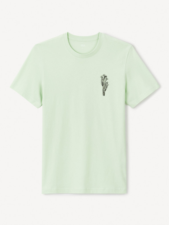 Celio Világoszöld férfi póló Celio Jebeach