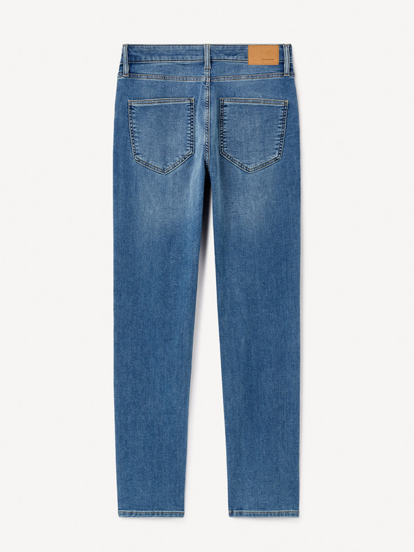 Celio Kék férfi egyenes szabású farmernadrág Celio C15 Stlmaille