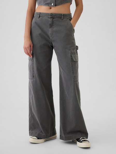 GAP Nadrág zsebekkel Baggy Khaki Cargo GAP