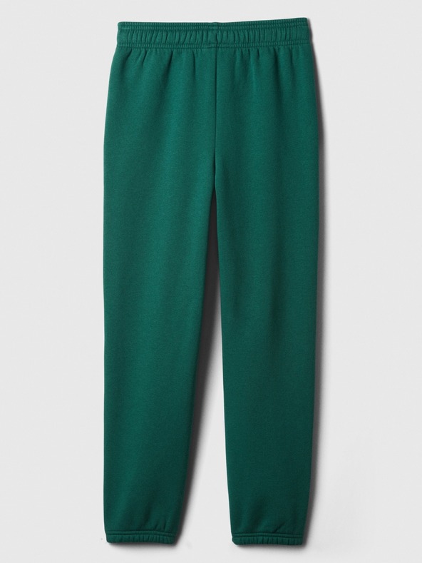 GAP Gyerek fleece sportnadrág logóval army GAP