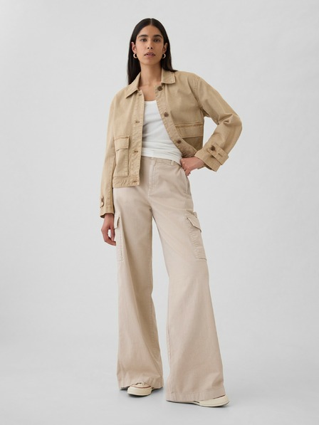 GAP Nadrág zsebekkel Baggy Khaki Cargo GAP