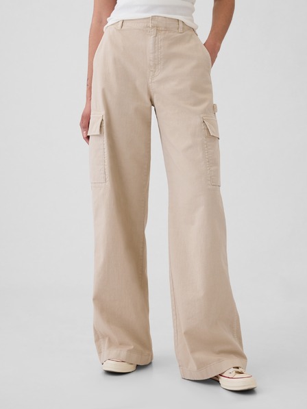 GAP Nadrág zsebekkel Baggy Khaki Cargo GAP
