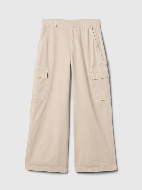 GAP Nadrág zsebekkel Baggy Khaki Cargo GAP