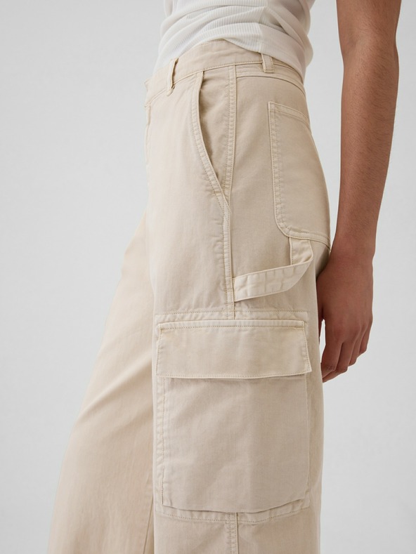 GAP Nadrág zsebekkel Baggy Khaki Cargo GAP