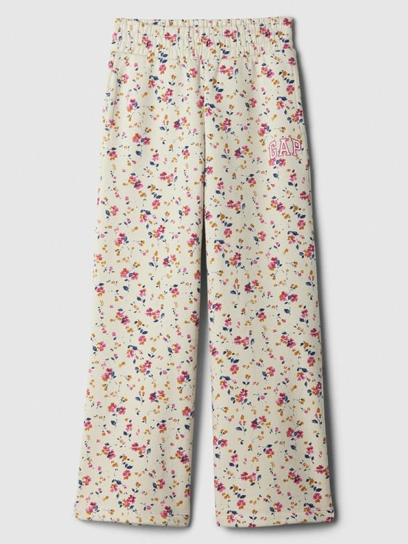 GAP Gyerek fleece sportnadrág logóval army GAP