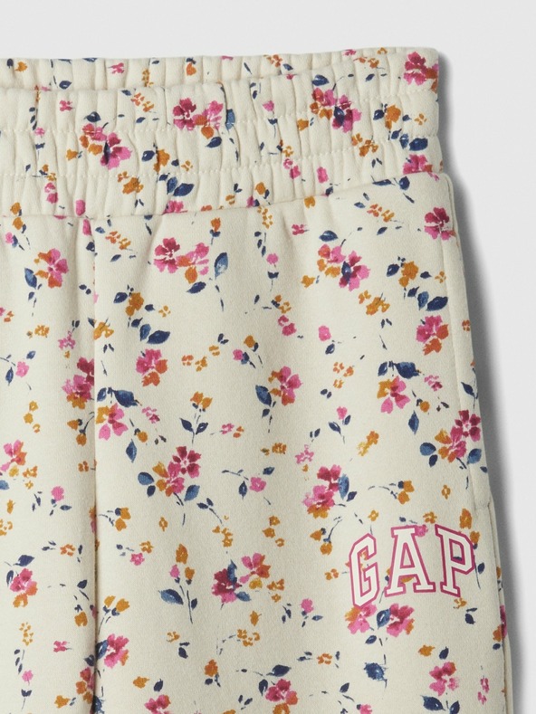 GAP Gyerek fleece sportnadrág logóval army GAP