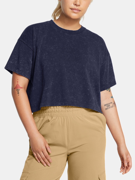 Under Armour Női póló Under Armour UA W VARSITY CROP HW SS