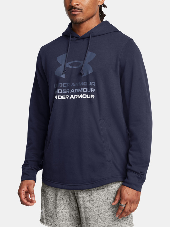 Under Armour Férfi felső Under Armour UA Rival Terry Graphic Hood