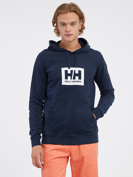 Helly Hansen Sötétkék férfi HELLY HANSEN HH Box kapucnis pulóver Helly