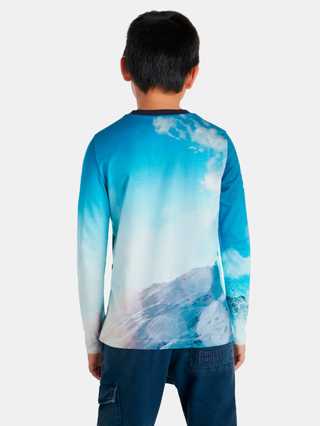 Desigual Desigual Snow fiúk kék póló