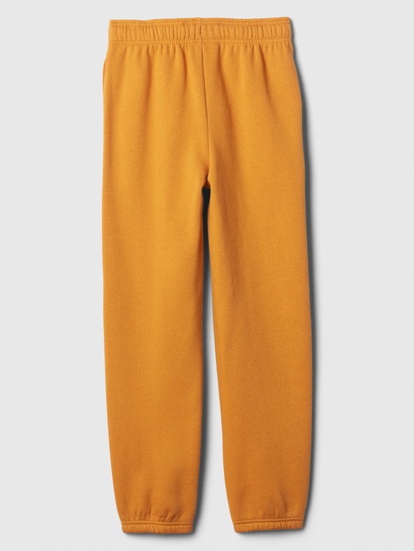 GAP Gyerek fleece sportnadrág logóval army GAP