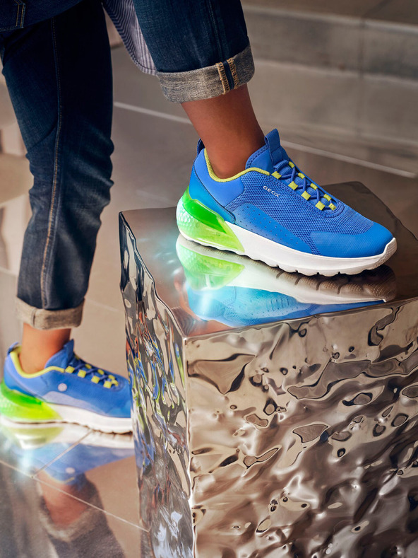 Geox Kék fiú Geox Activart Illuminus tornacipő fiúknak
