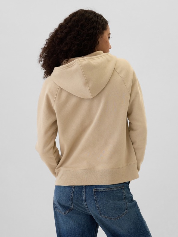 GAP Logós pulóver fleece anyaggal GAP