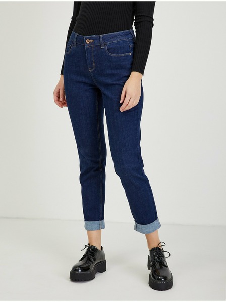 Orsay ORSAY sötétkék boyfriend női farmer
