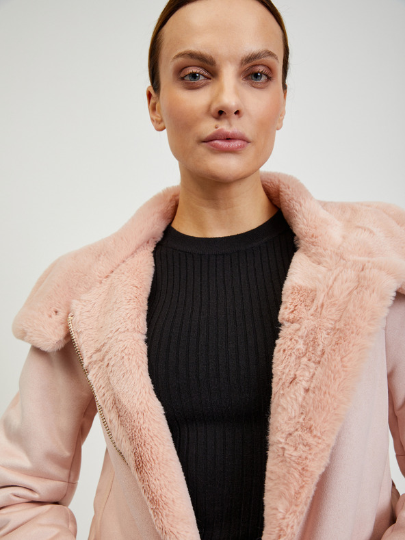 Orsay ORSAY rószaszínű női velúr dzseki