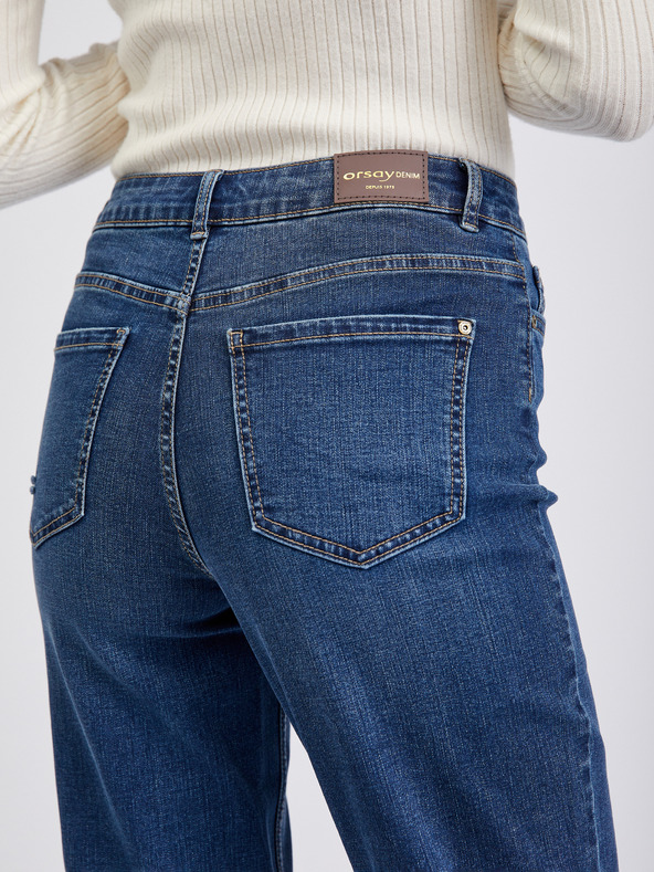Orsay ORSAY sötétkék rövidített mom fit női farmer