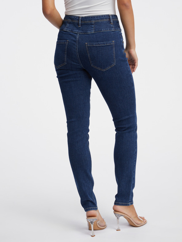 Orsay ORSAY sötétkék skinny fit női farmer