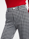 Orsay ORSAY fehér-fekete mintás női nadrág