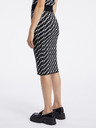 Orsay ORSAY fehér-fekete női mintás pulóver szoknya