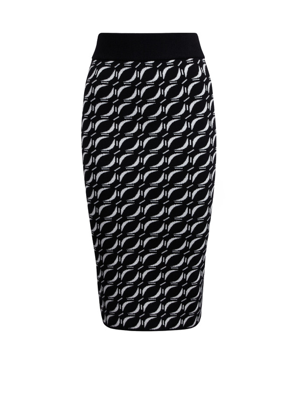 Orsay ORSAY fehér-fekete női mintás pulóver szoknya