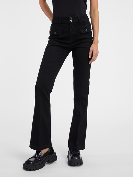Orsay ORSAY fekete női bootcut farmer