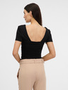 Orsay ORSAY fekete női rövid ujjú póló