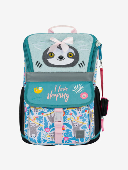 BAAGL  Kék iskolatáska zippy lajhár Baagl