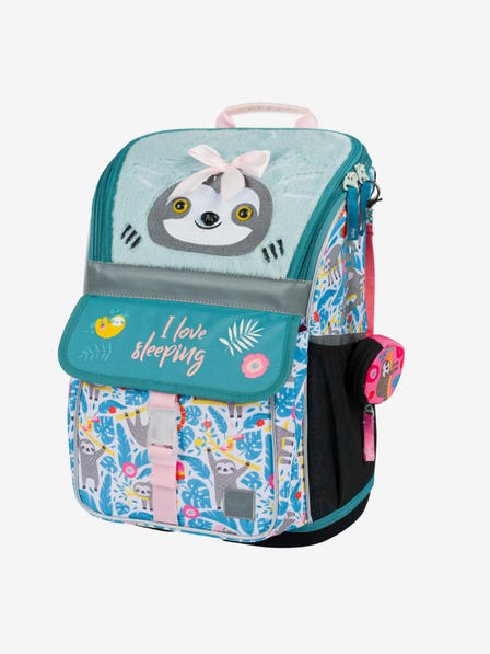 BAAGL  Kék iskolatáska zippy lajhár Baagl