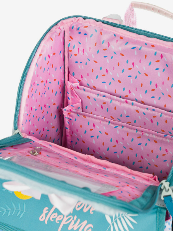 BAAGL  Kék iskolatáska zippy lajhár Baagl