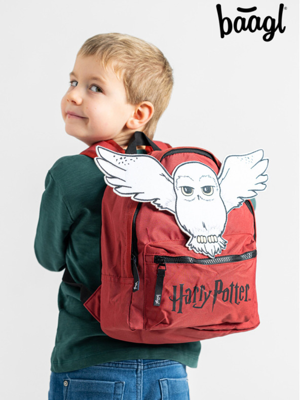 BAAGL  Piros óvodai hátizsák Baagl Harry Potter Hedwig