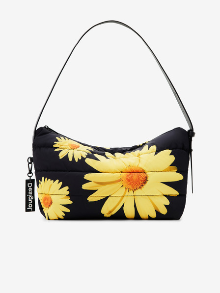 Desigual Sárga és fekete Desigual Margaritas Margaritas Dover női virágos kézitáska