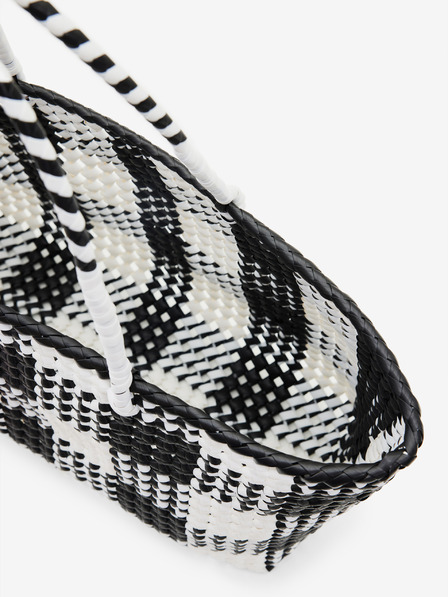Desigual Fekete-fehér Desigual női Lux kézitáska