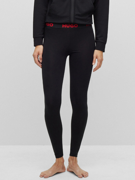 HUGO HUGO női fekete leggings