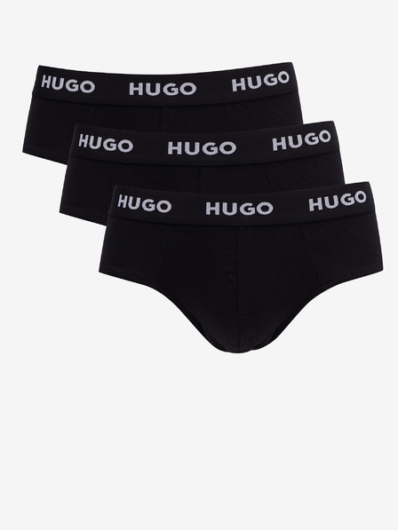 HUGO Három darabos HUGO férfi alsónadrág szett
