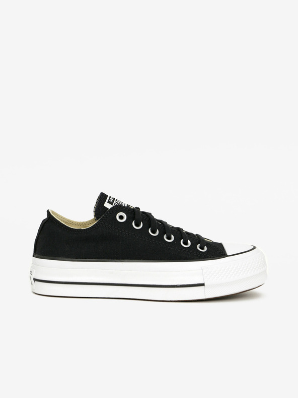 Converse Fekete Converse Chuck Taylor All Star vászon platform tornacipő