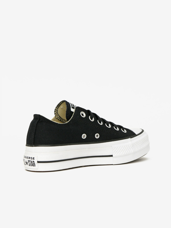 Converse Fekete Converse Chuck Taylor All Star vászon platform tornacipő