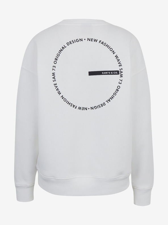 Sam 73 Fehér női melegítőfelső SAM 73 Amber