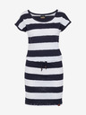 Sam 73 Fehér és kék női csíkos ruha SAM 73 Reyna