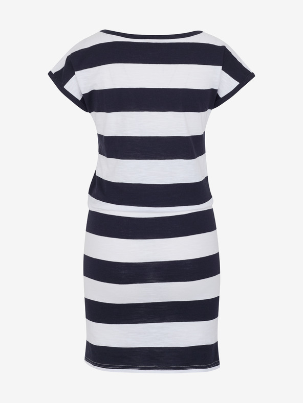 Sam 73 Fehér és kék női csíkos ruha SAM 73 Reyna