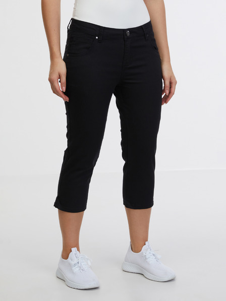 Sam 73 Fekete női háromnegyedes slim fit farmer SAM 73 Amara