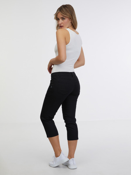 Sam 73 Fekete női háromnegyedes slim fit farmer SAM 73 Amara